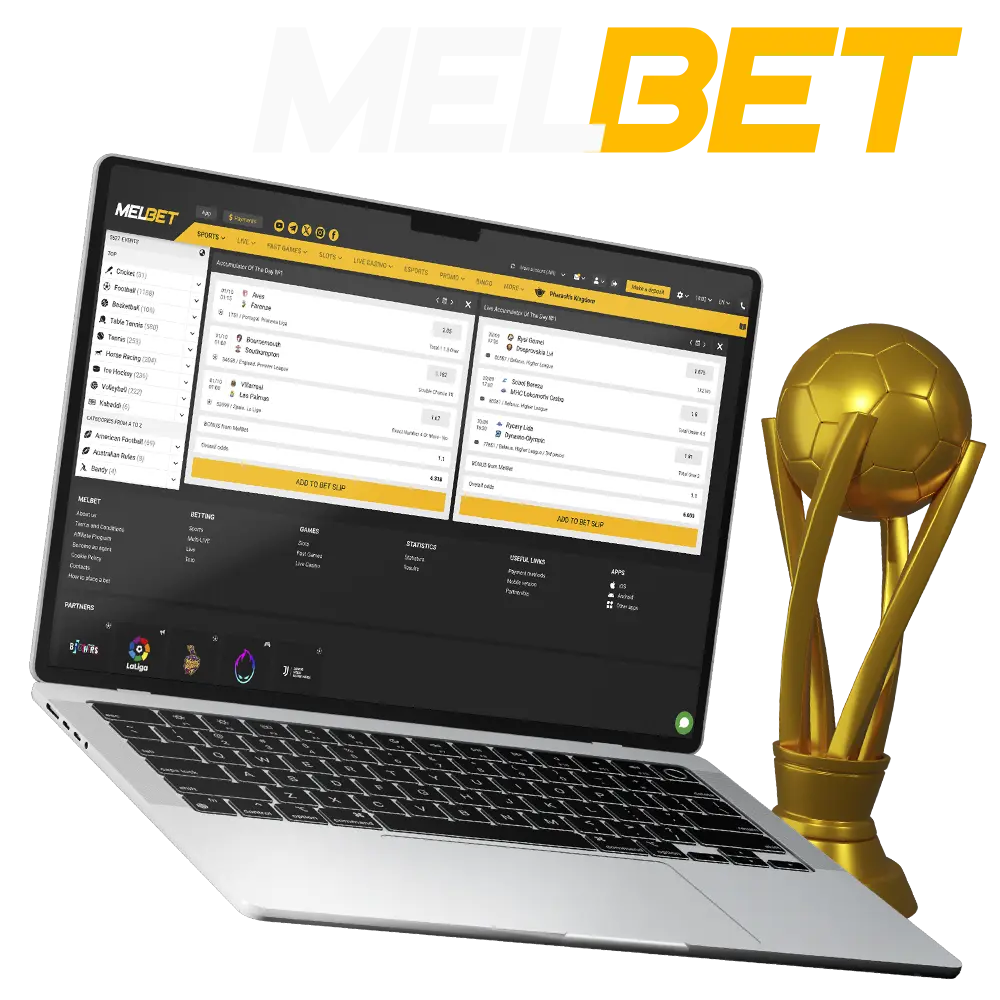 Find out about a big daily bonus from bookmaker Melbet.