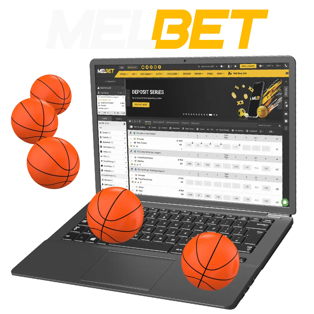 Learn how to effectively bet on basketball at Melbet bookmaker.