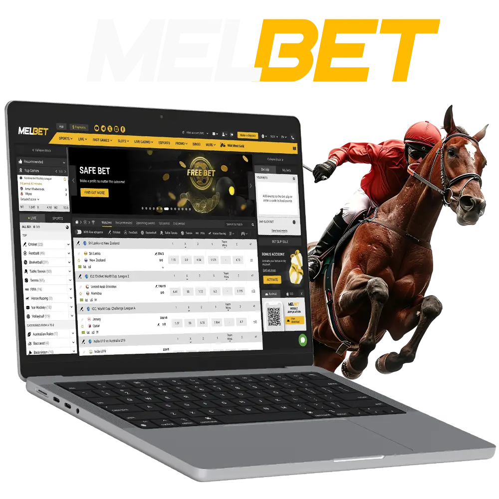 Trust your luck and bet on horse racing at Melbet bookmaker.