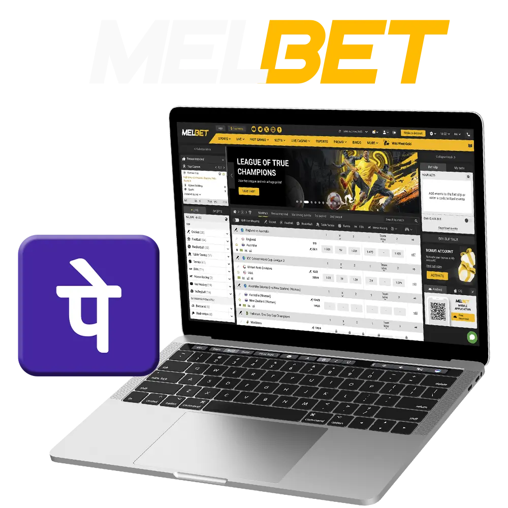 Familiarise yourself with the unique PhonePe payment system available at Melbet Casino.