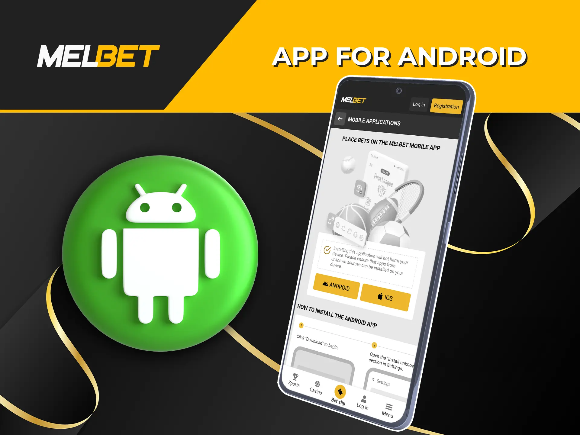 Download the Melbet app for Android so you don't miss out on a lucrative bet.