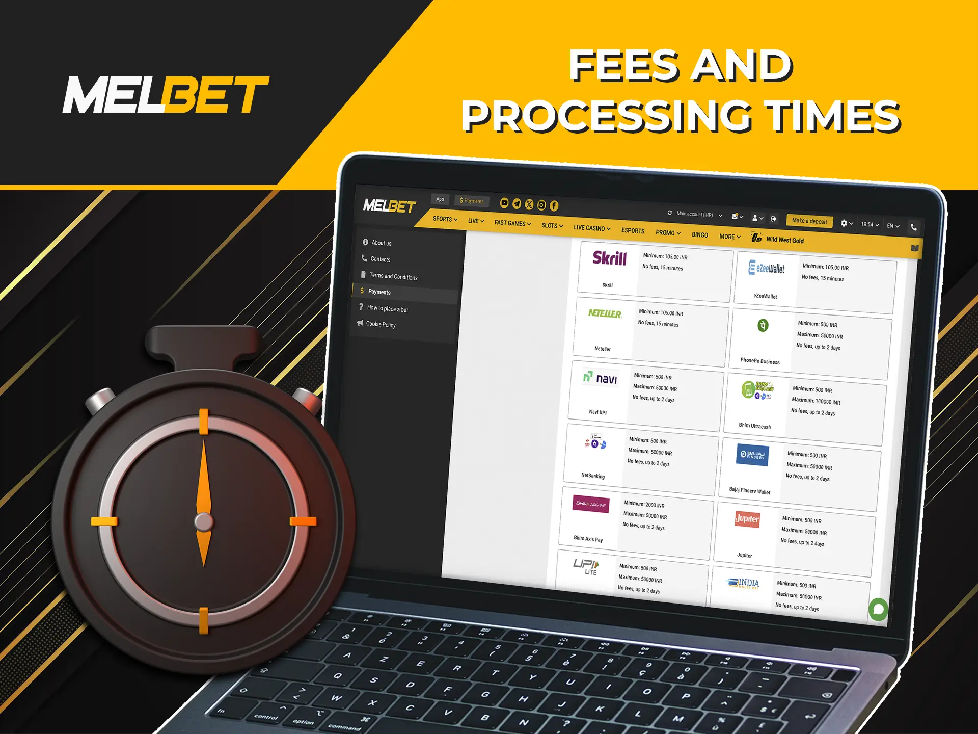 Melbet is loved by users for its stability and instant payouts via Skrill.