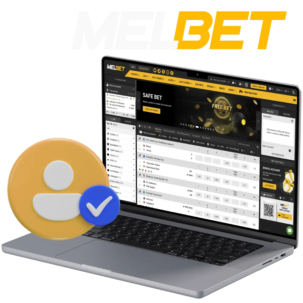 Find out how you can verify your account at Melbet Casino.