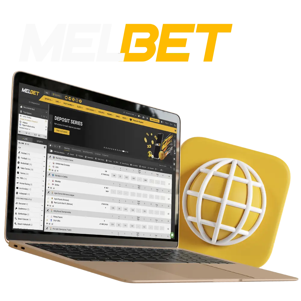 Try using the web version of the Melbet website for your games and bets.