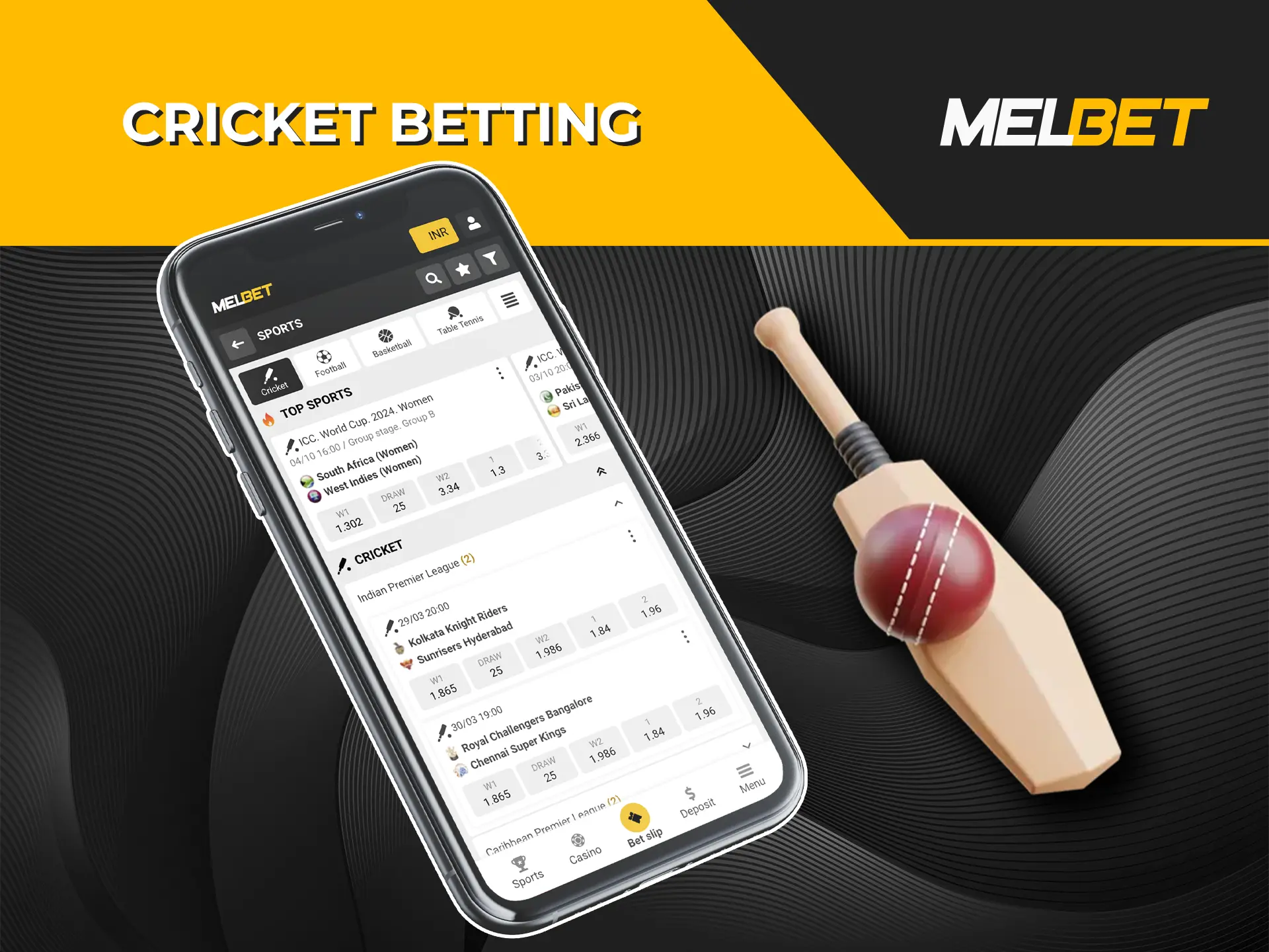 Explore the cricket tournaments available for betting and start winning by making your predictions at Melbet.