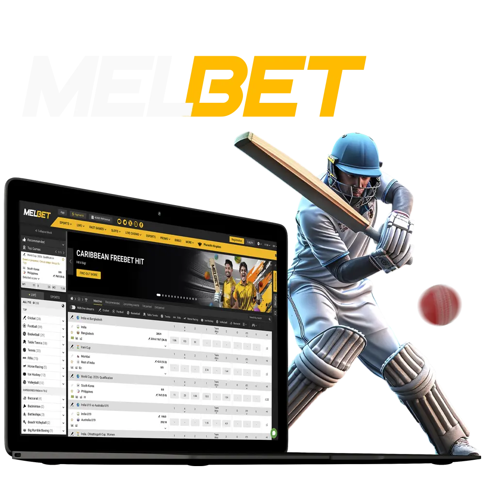 Try betting on cricket at Melbet bookmaker.