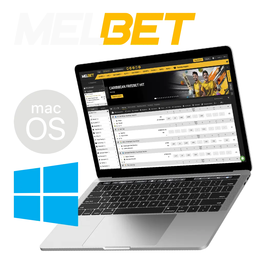 Enjoy superb graphics in high resolution using the Melbet for PC app.