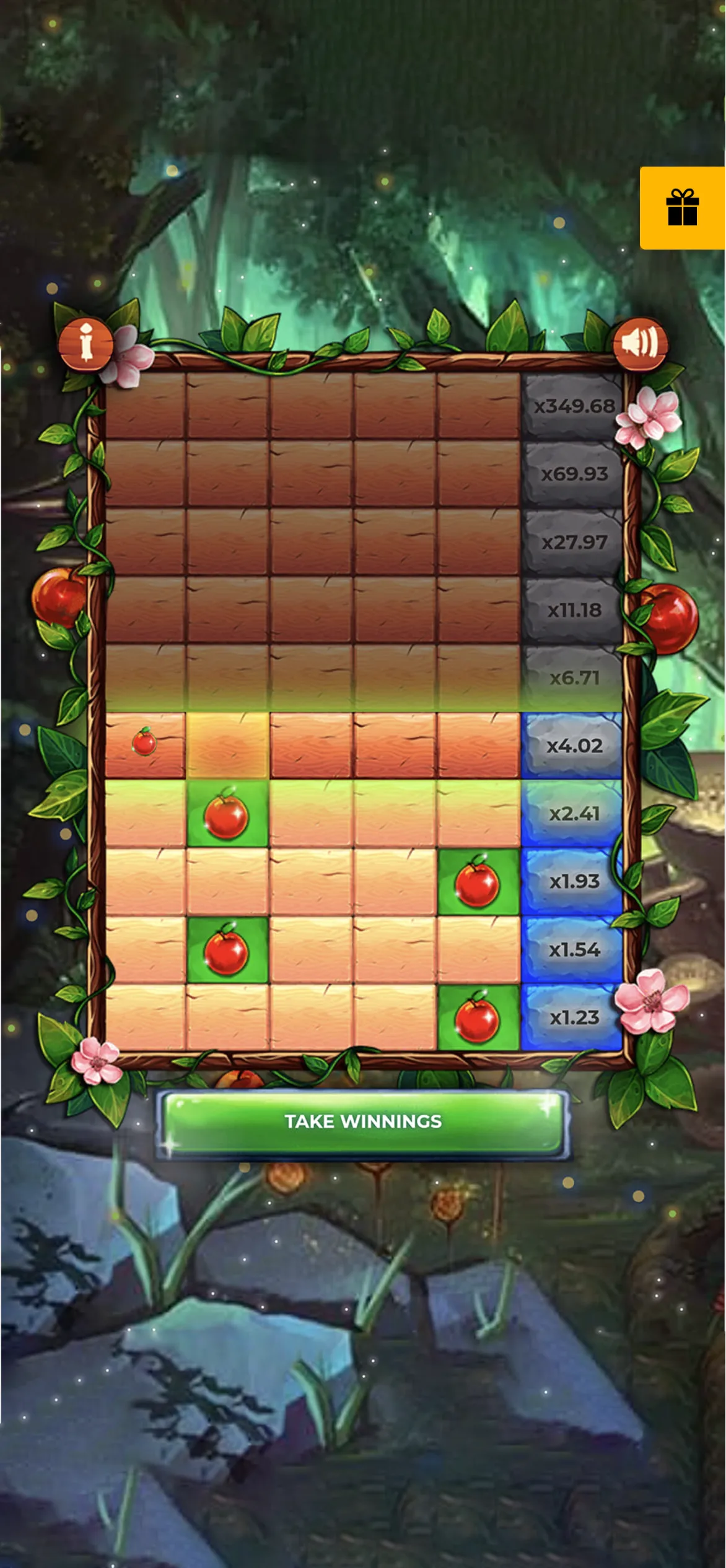 Experience the gameplay of Apple of Fortune on Melbet.