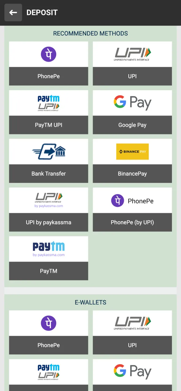 Make a deposit on Melbet after verifying your account and choose your preferred payment method.