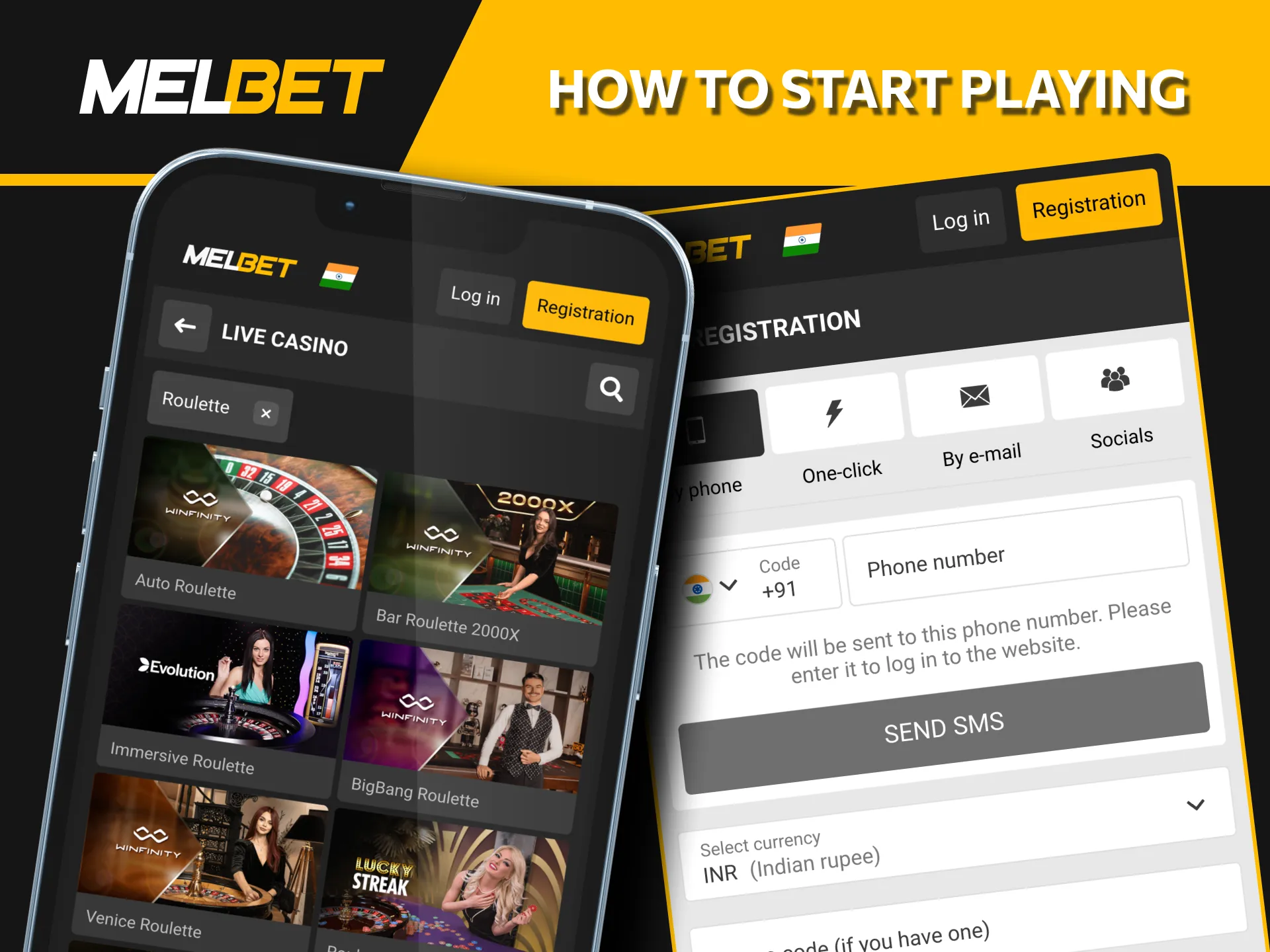 Step-by-step instructions for playing Melbet Roulette.